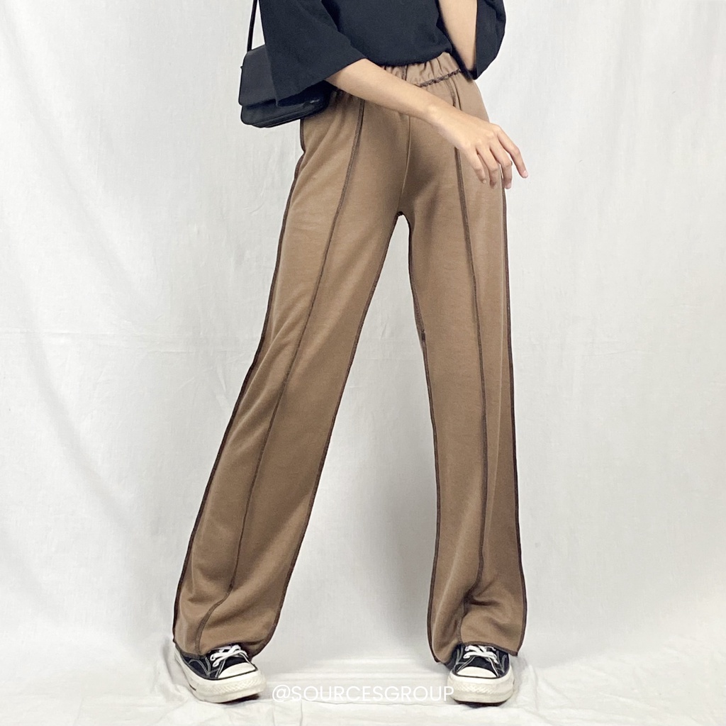 BEFAST - ZEC OOTD Wanita Celana panjang LINYA / Alya Pant Basic / Celana Panjang Keluaran Terbaru / Celana Trendy / Celana Kulot Polos / Celana Kekinain 2021 / Celana OOTD Wanita Style Korean