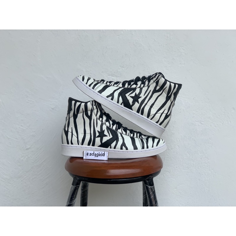 Converse Pro Leather Mid Black White Original BNIB