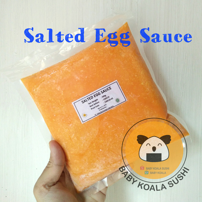 

Ready- Salted Egg Sauce 500G | Frozen Salted Egg Yolk | Saus/ Saos Telur Asin