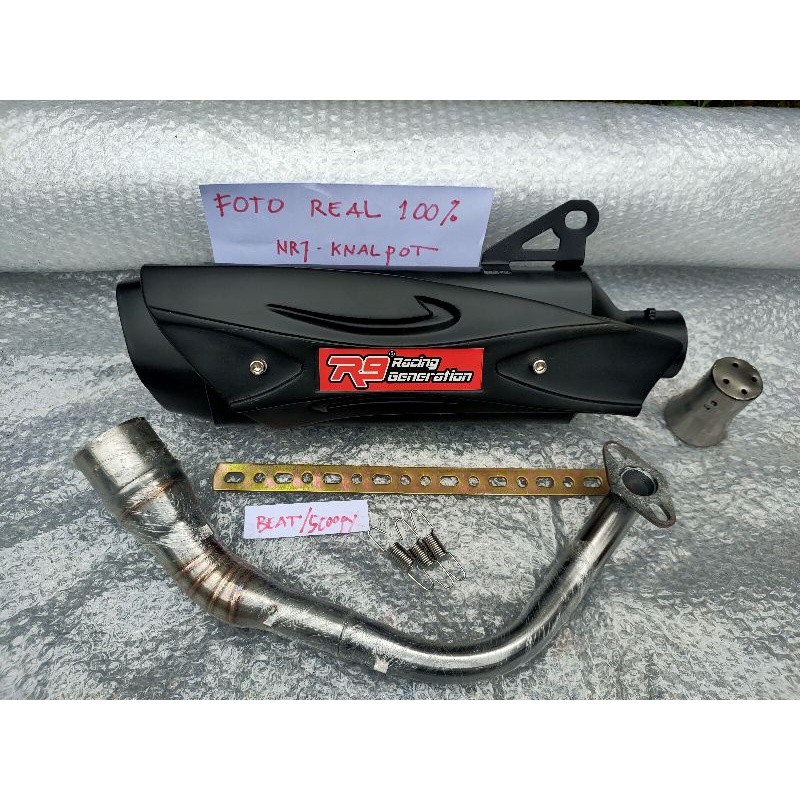 Knalpot Racing R9 Misano Nmax New Nmax Old Aerox 155 Aerox new Connected PCX 150 Lokal PCX 160 New Vario 125 Vario 150 Beat Scoopy Mio J Mio Soul Mio M3 Mio Sporty Xride X-Max fullsystem Murah-6