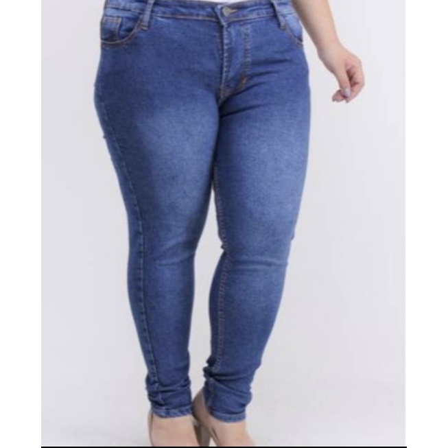 (COD)Celana jeans wanita skinny panjang/jeans wanita jumbo strech