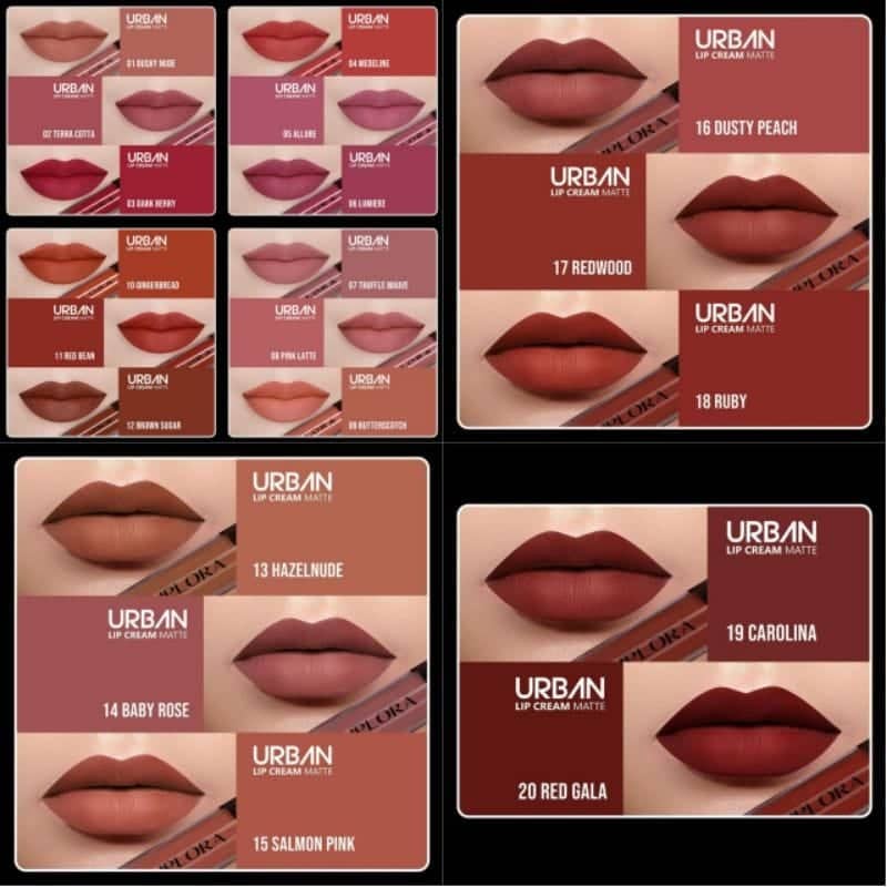 IMPLORA Lip Cream Matte Original BPOM - URBAN LIPCREAM NEW WARNA / COLORS / VELVET NUDE