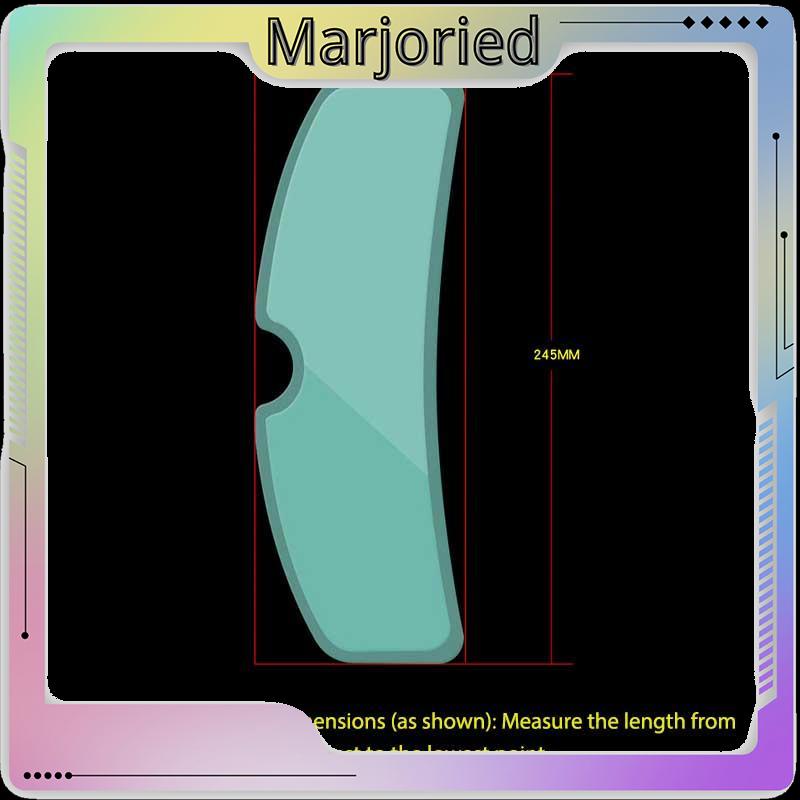 Tongkat Transparansi Tinggi Di Luar Helm Sepeda Motor Tahan Hujan Film Anti-kabut Instalasi Sederhana Mengemudi Aman-MJD