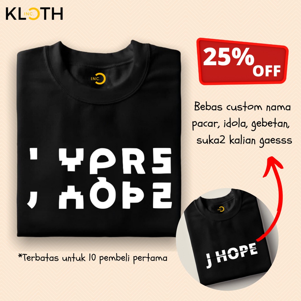 Kaos BTS Custom Anti Bucin / Kaos Ilusi Viral Tiktok Cotton Combed 24s Bisa Upgrade Lengan Panjang