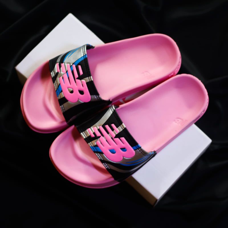 SANDAL NEW BALANCE PINK UPPER BLACK