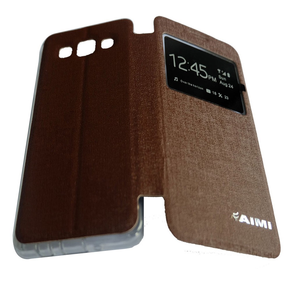 AIMI FlipShell Samsung Galaxy J7 Prime / Flip Cover Samsung Leather Case Samsung / Casing Flipcase