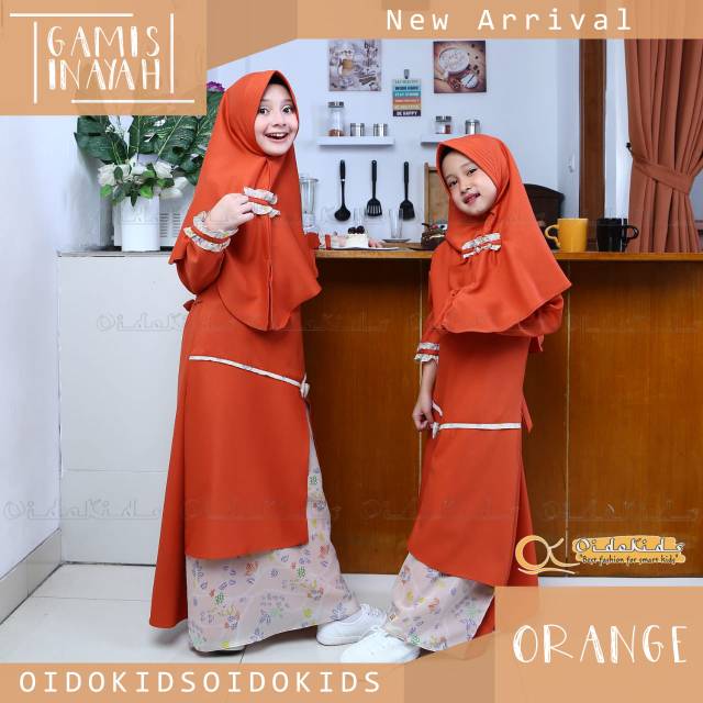 Gamis anak INAYAH key OIDOKIDS