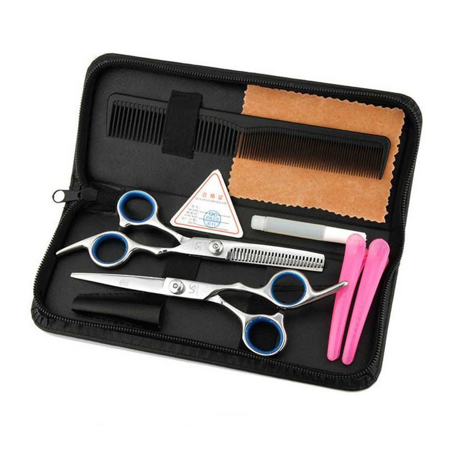 Peralatan Set Gunting Rambut Sasak Salon Barbershop Profesional - BHT002