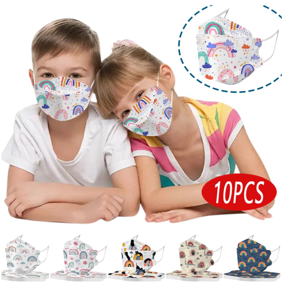 PREMIUM MASKER KF94 ANAK MOTIF MASKER KF94 ANAK MOTIF WARNA ISI 10 PCS