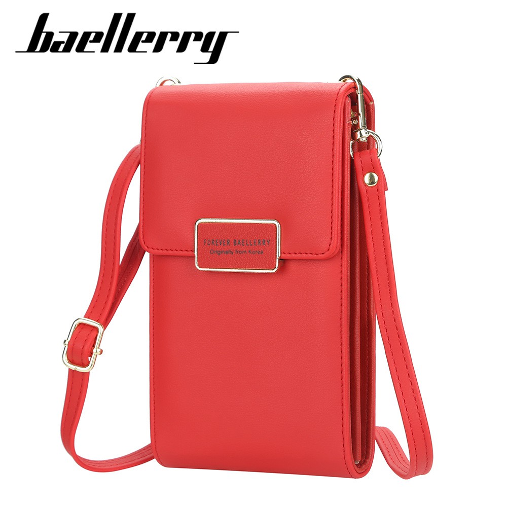 [BISA COD] Tas Selempang Dompet Wanita FOREVER BAELLERRY Dompet Panjang Tali Ori Bahan Kulit N5190