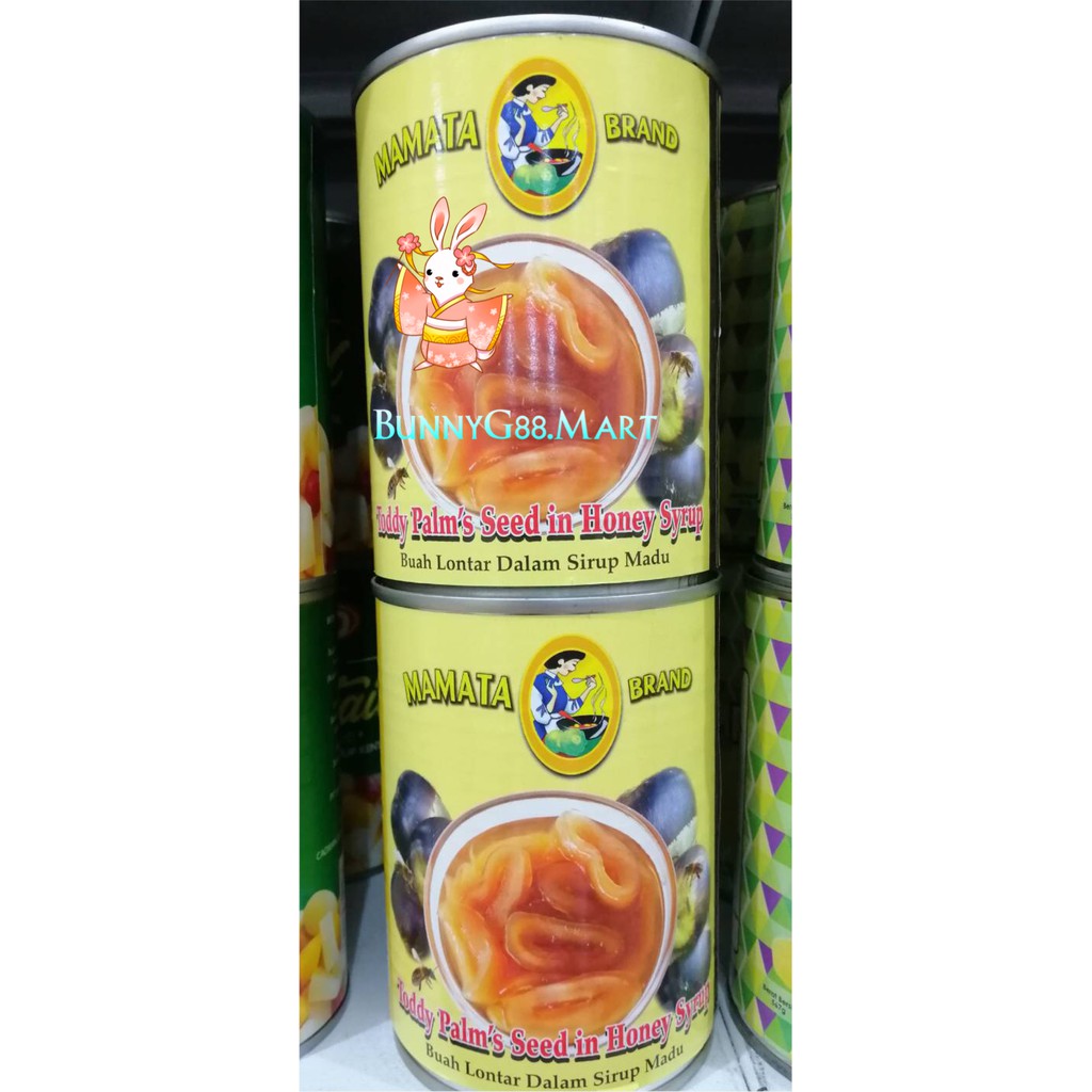 MAMATA TODDY PALM'S SEED IN HONEY SYRUP 565G/BUAH LONTAR SIRUP MADU/LONTAR KALENG/TODDY PALM
