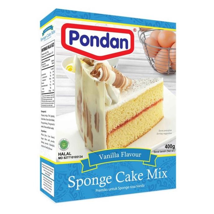 

Pondan Sponge Vanilla 400gr