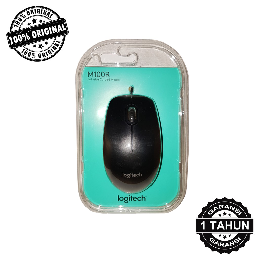 Mouse Logitech M100r original (garansi 1 tahun)