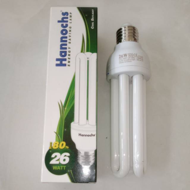 Lampu Hannochs 26 Watt PLC LHE 3U Garansi 1 tahun