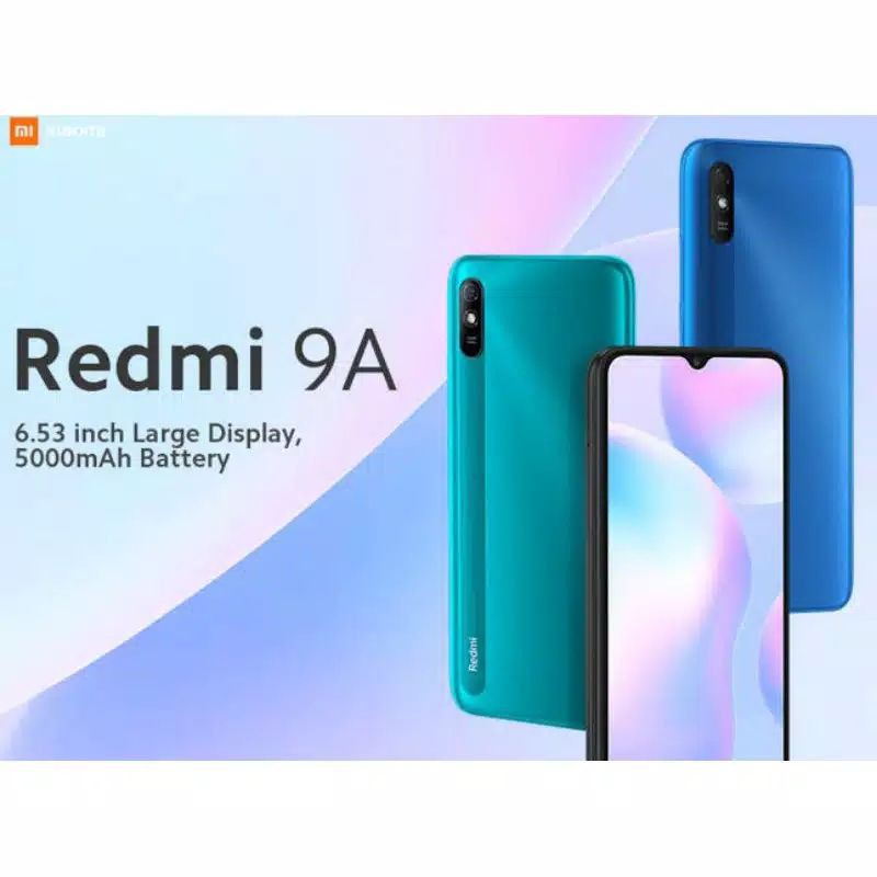 hp Xiaomi Redmi 9A Ram 3gb Rom 32gb Ram 2gb rom 32gb Battrei 5000maH Garansi Resmi 1 tahun Tam segel-1