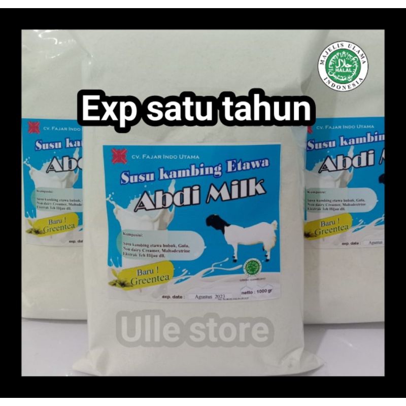 

Susu Kambing Etawa Bubuk Abdi Milk Grade 2 - Varian Green Tea
