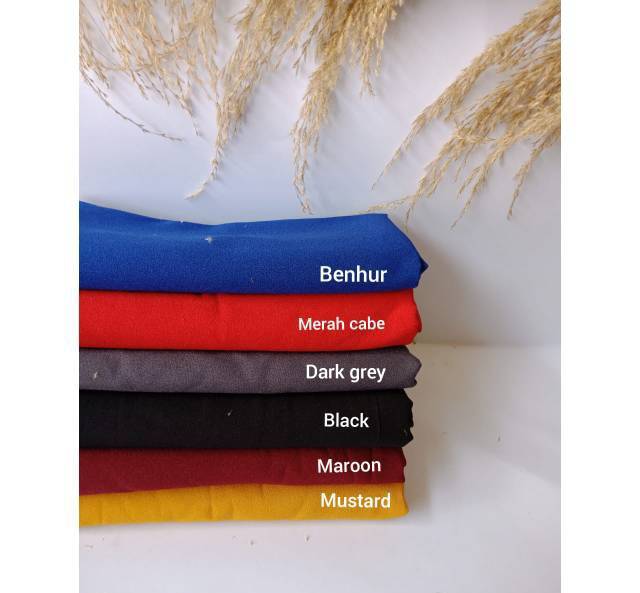 ( bm 2 ) NEW HIJAB MARYAM SYRIA BERGO DOUBLE 2 LAYER INSTAN DIAMON PREMIUM