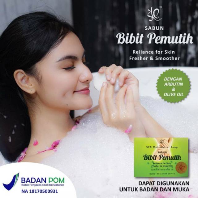 [BPOM] SABUN BIBIT PEMUTIH //SABUN PEMUTIH BADAN BY SYB ORIGINAL