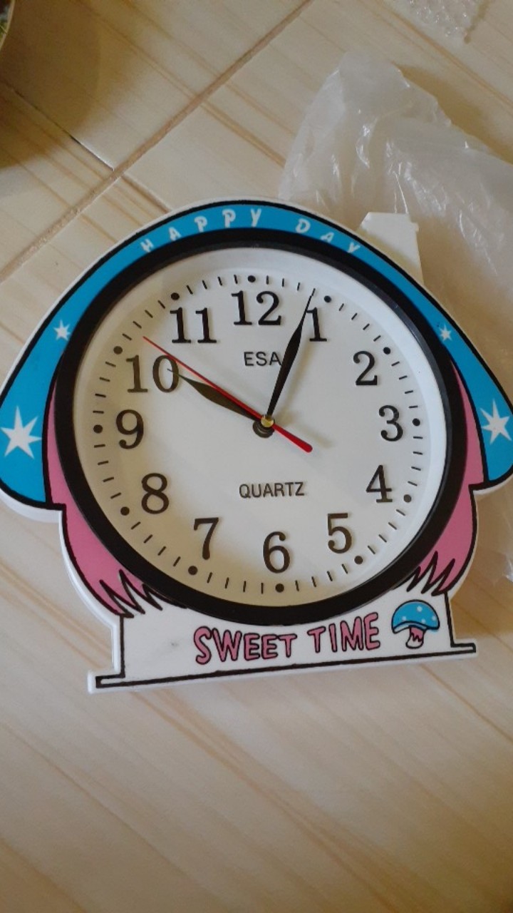 Jam Dinding Esa 886 / 186 Jamur Souvenir Besar Kecil Diameter 30 Cm Best Seller