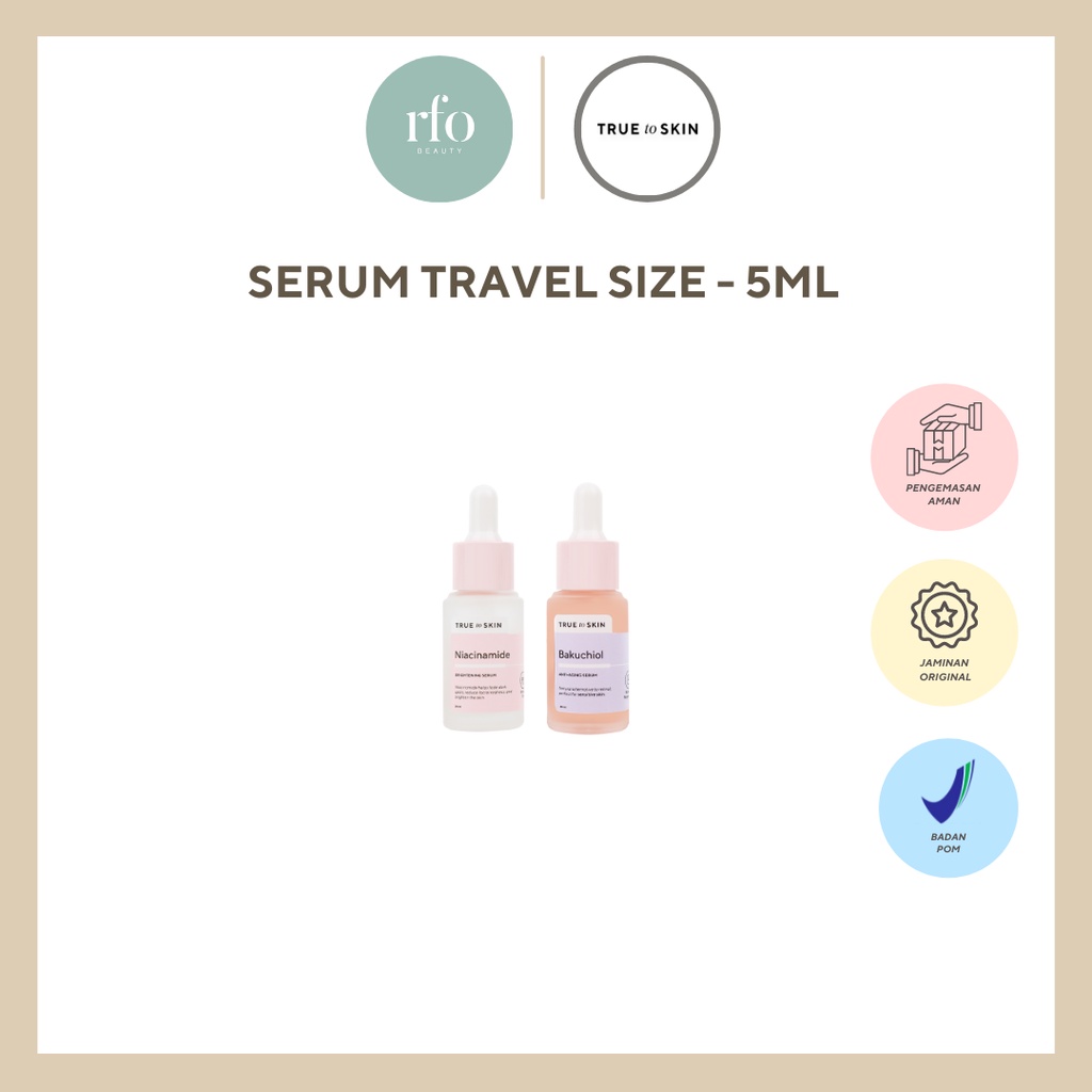 TRUE TO SKIN TRAVEL SIZE ( Niacinamide/Bakuchiol )