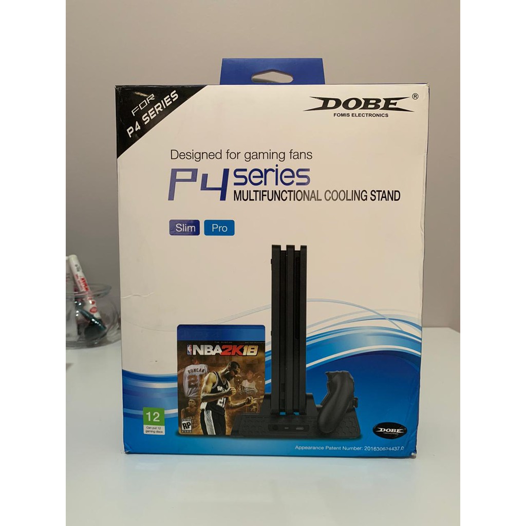 KIPAS PENDINGIN MULTIFUNGSI DOBE VERTICAL COOLING STAND UNTUK PS4 PS 4 PLAYSTATION 4 SLIM PRO