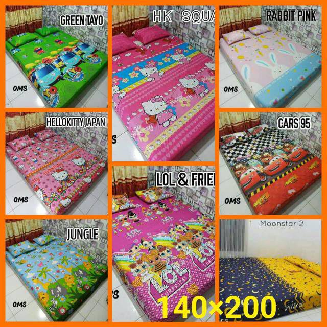 Sprei Bonita No 1 Uk 180x200 Doraemon Lovely