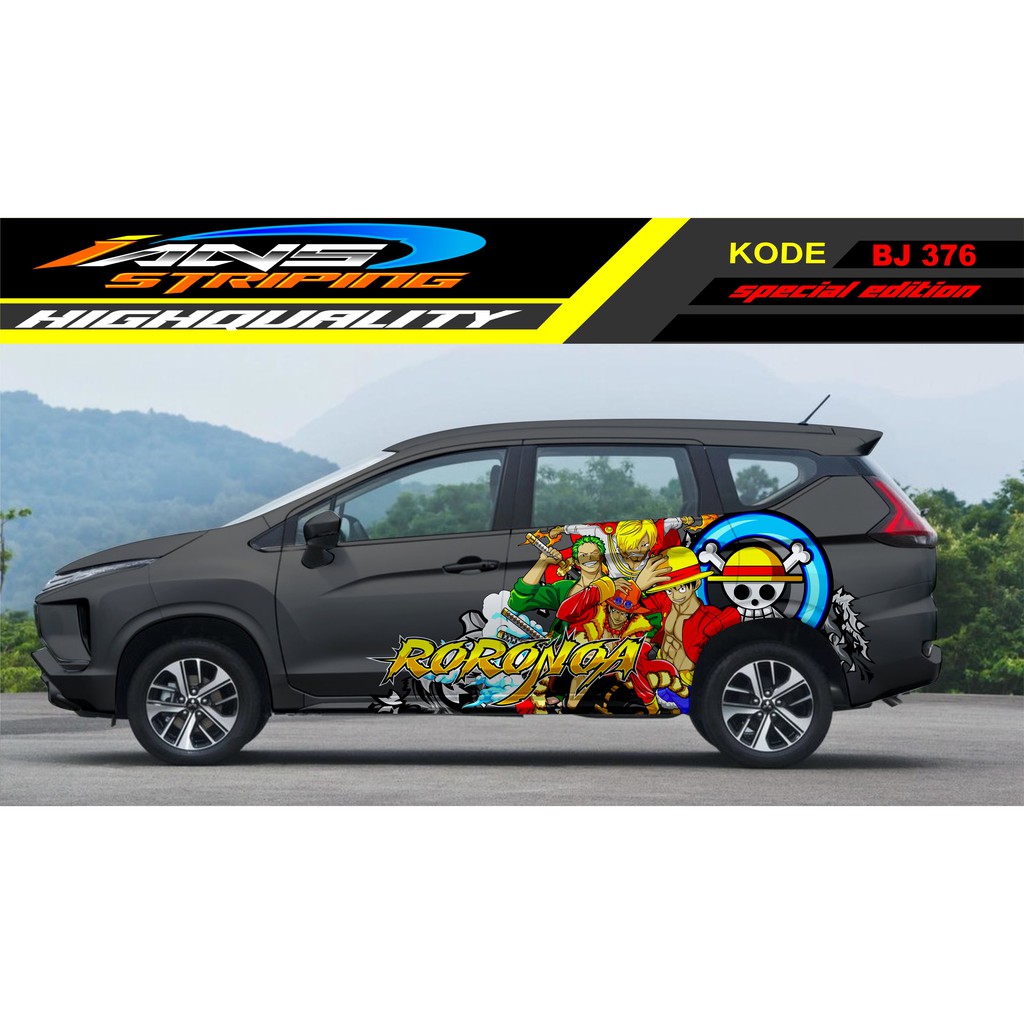 STICKER MOBIL XPANDER / DECAL STICKER MOBIL PAJERO, XENIA, INNOVA / VARIASI STIKER MOBIL ANIME