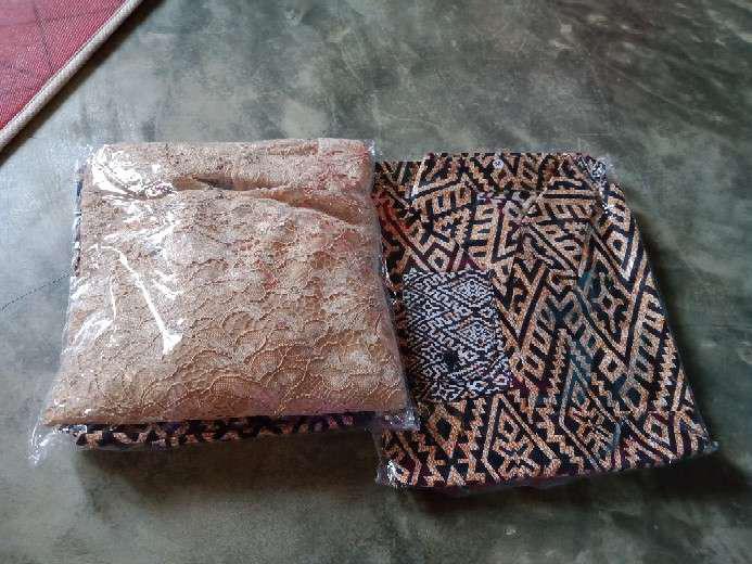 Laskita Tunik Bruklat ~ Free Slendang ~sania Ruffle Batik Couple Ori Ndoro Jowi Dnt Garansi Termurah