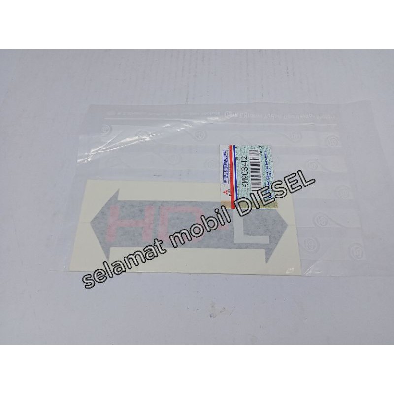 

Stiker logo sticker HD-L KM903412 Asli