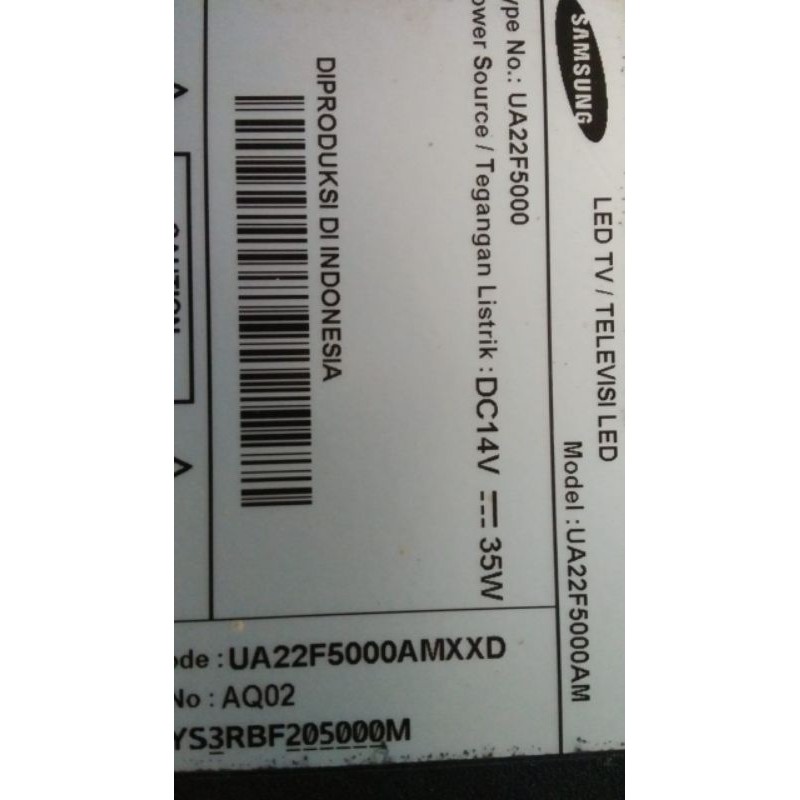 mb-mainbord tv Samsung ua22f5000am-22f5000-1