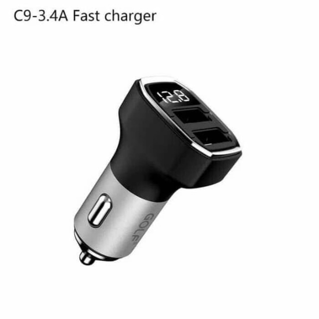 Car Charger Quick Golf With LED  Charger Mobil CHARGER MOBIL GOLF