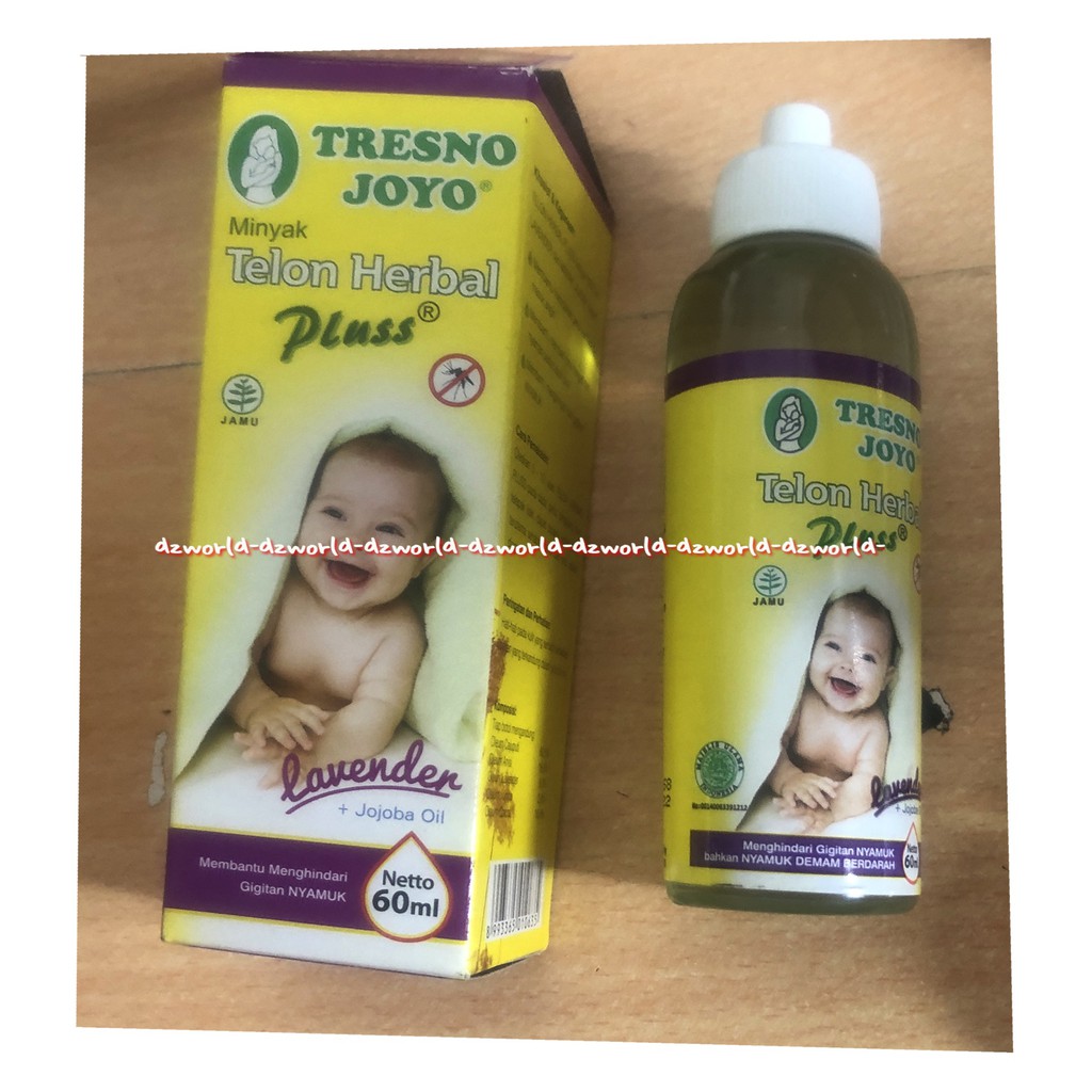 Tresno Joyo Telon Herbal Plus Minyak Telon 60ml Mencagah Dari Gigitan Nyamuk