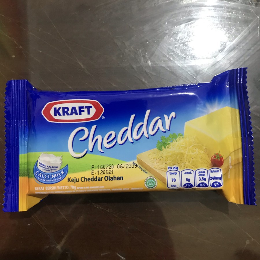 Keju Cheddar Kraft Kraft 70gr