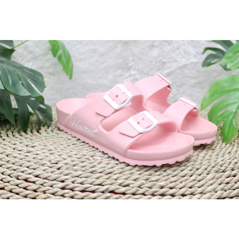 SALE !! Sandal Wanita Slide Havana Birken Sendal Slide Cewek Sandal Selop Wanita Havana Sandal Slop-7