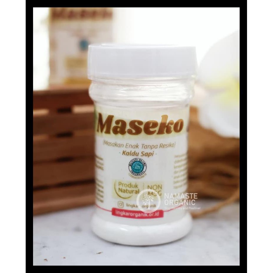 

Lingkar Organik - Maseko Kaldu Sapi 100Gr Bermutu