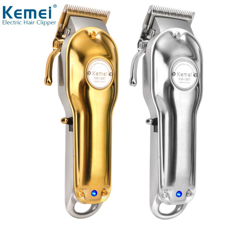 KEMEI KM-1987 - Rechargeable Professional Metal Electric Hair Clipper