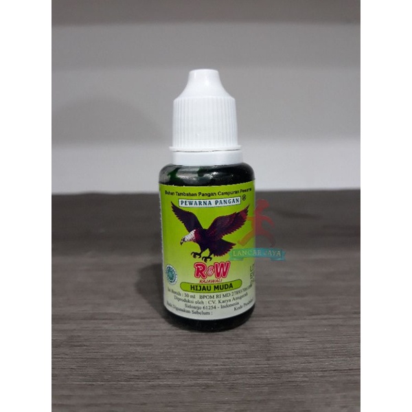 

Pewarna Cair Rajawali 30 ml Hijau Muda