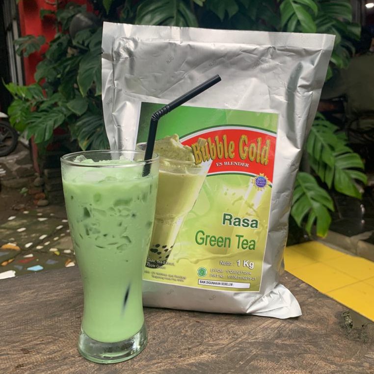 

Bubuk Minuman Greentea Bubble Gold 1 Kg Grosir