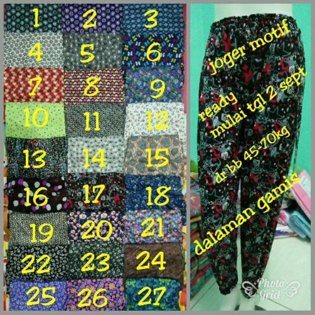 Celana harian ibu celana gamis