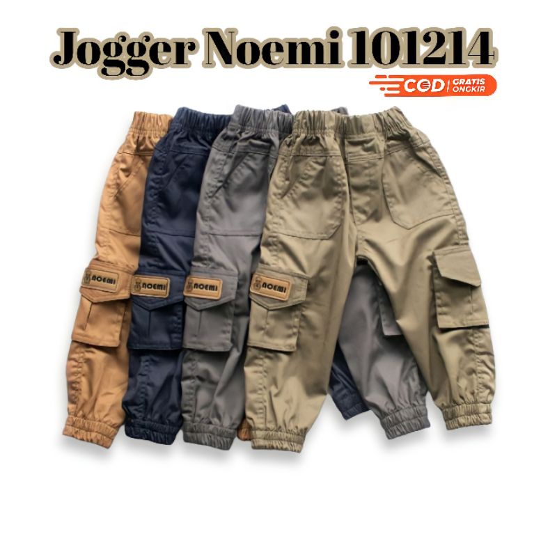 Celana Panjang Anak Laki Laki Jogger Cargo Original Noemi Usia 4 5 6 7 Tahun