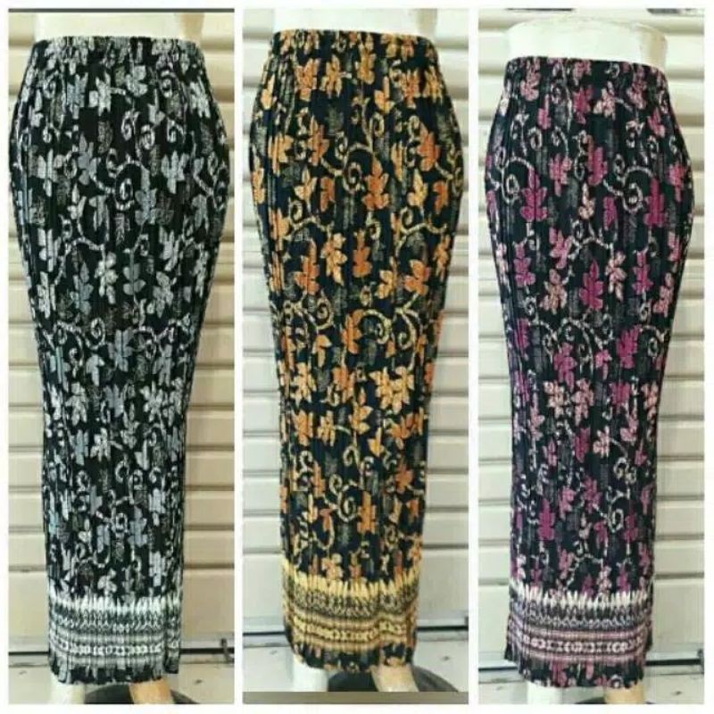 REAL PICT ROK PLISKET BATIK/ROK KEBAYA/ROK DEWASA