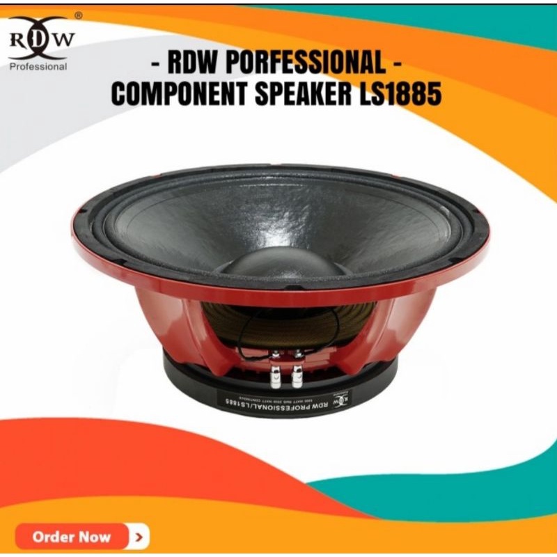 SPEAKER RDW/LS1885/SPEAKER KOMPONEN/RDW PROFESIONAL