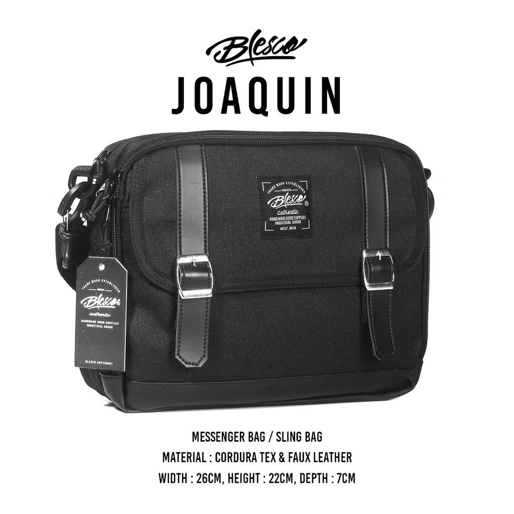 Tas Selempang Pria Premium Black