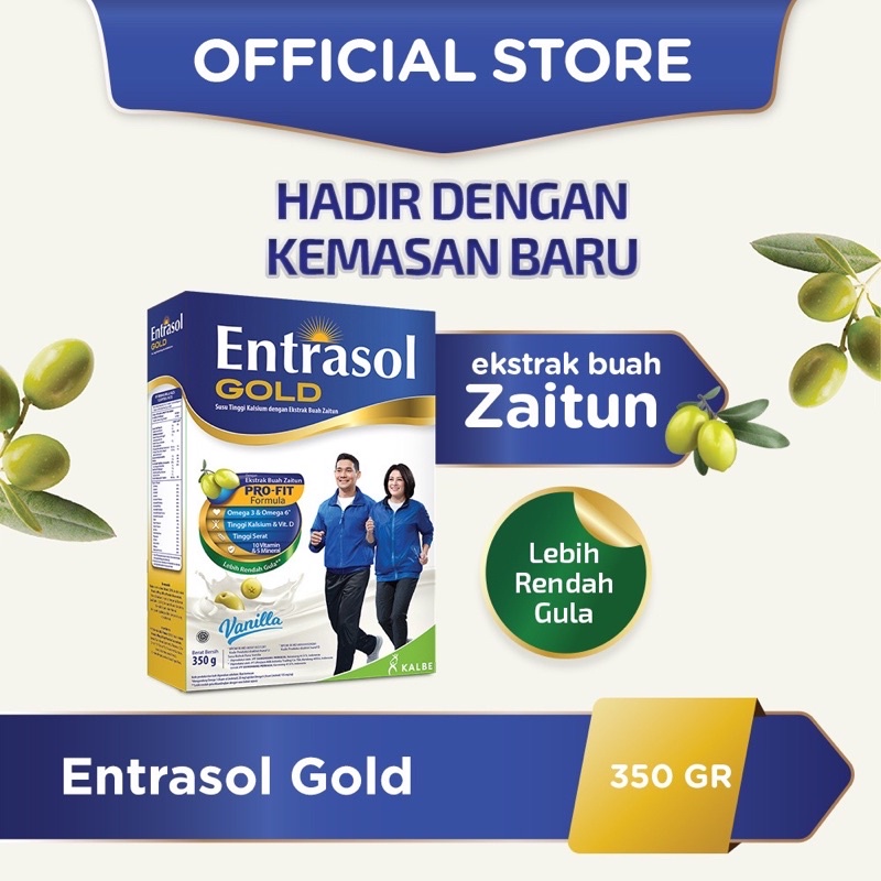 

Entrasol Gold 350gr Rasa Original & Chocolate