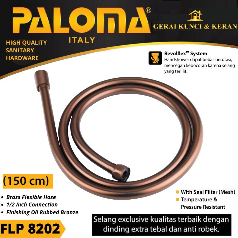 PVC Flexible Hose Paloma FLP 8202 Selang Shower ORB ANTIK