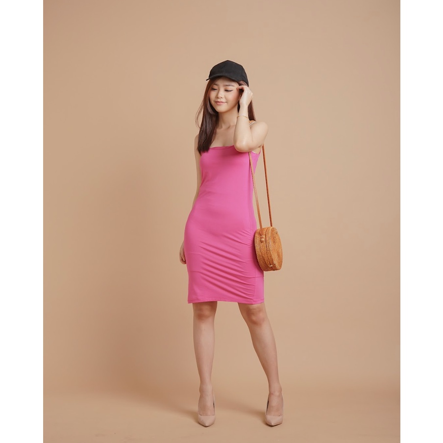 MODAVIE - AURORA Dress Casual Dress Polos Kaos Dress Tali Satu