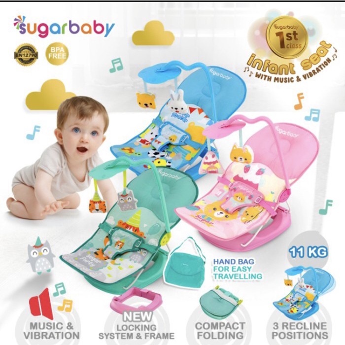 INFANT SEAT SUGARBABY 1st Class Infant Seat-Kursi Bayi / kursi lipat bayi