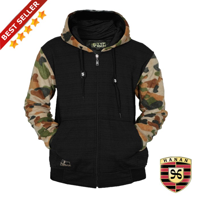 JAKET HOODIE PREMIUM PRIA TYPISCH ORIGINAL PLUS GELANG & STIKER TYPISCH KEREN