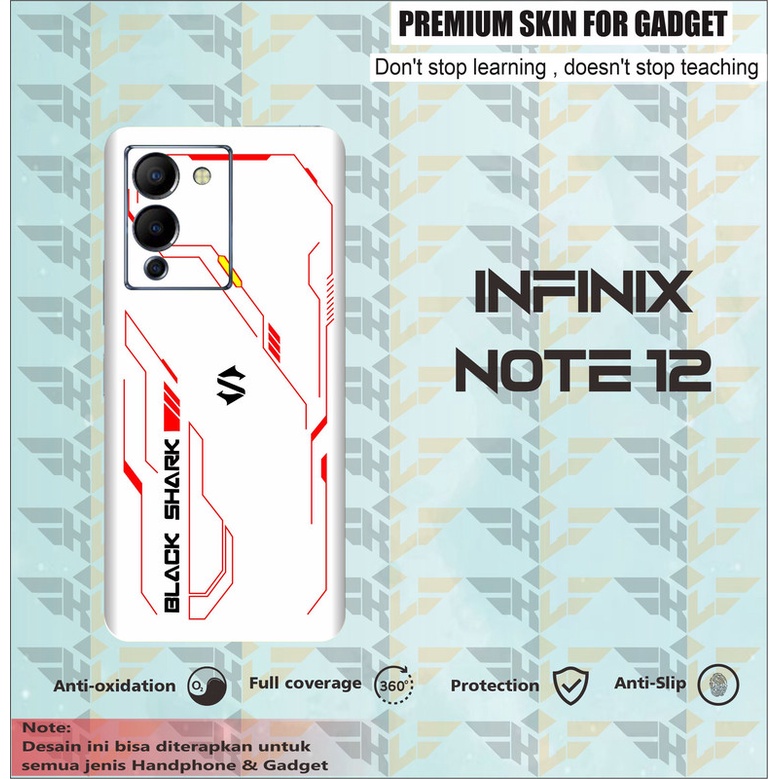 GARSKIN HANDPHONE 2PCS INFINIX NOTE 12 WHITE