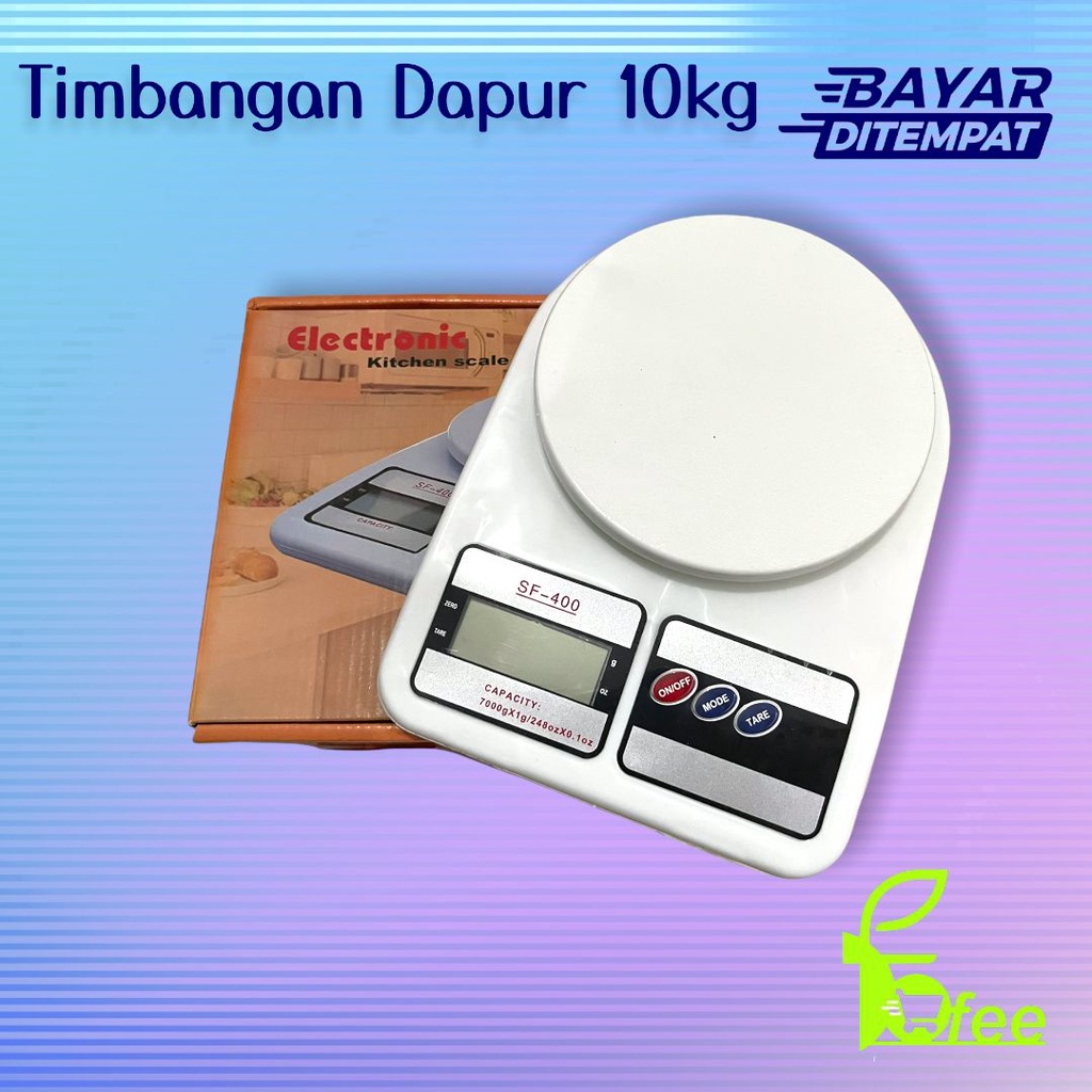 [IMPORT] - Timbangan Dapur Digital Kitchen Scale Weight Berat Snack Kue Cookies 10KG